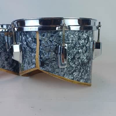 Pearl 8x8"+10" 80s Marching Tom Duo Championship Maple Sonic Cut Away 8ply Shell image 14