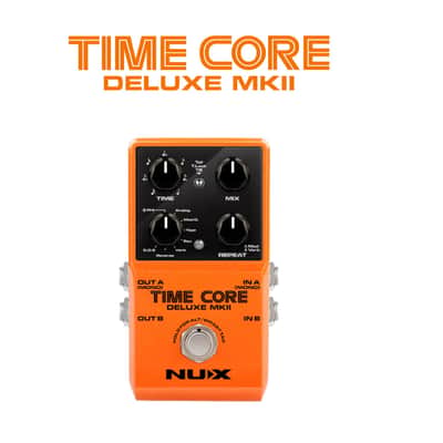 NuX Time Core Deluxe MKII delay pedal with 7 different types & phrase looper image 1