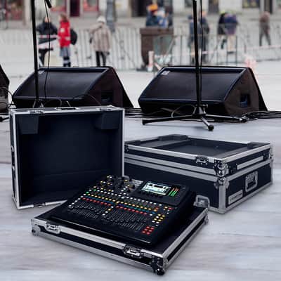 STRC-X32W | ATA Plywood Mixer Case with Interior Foam Protection and Recessed Wheels, for Behringer X32 Digital Mixer image 7