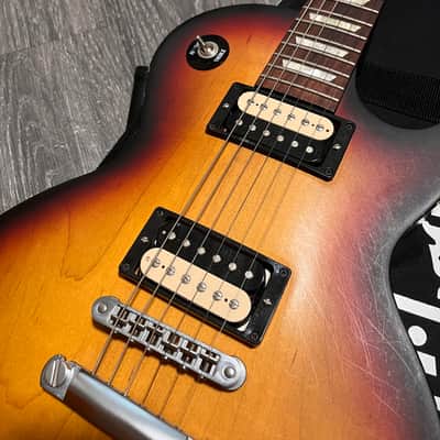 Sunburst Gibson Les Paul LPJ 120th Anniversary 2014 - Sunburst - ETune and Gig Bag image 1