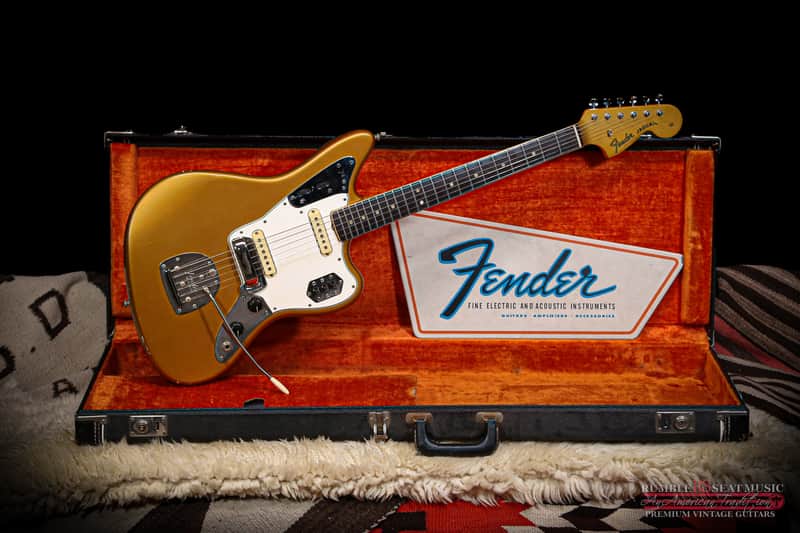1965 Fender Jaguar “Firemist Gold” w/ matching Headstock