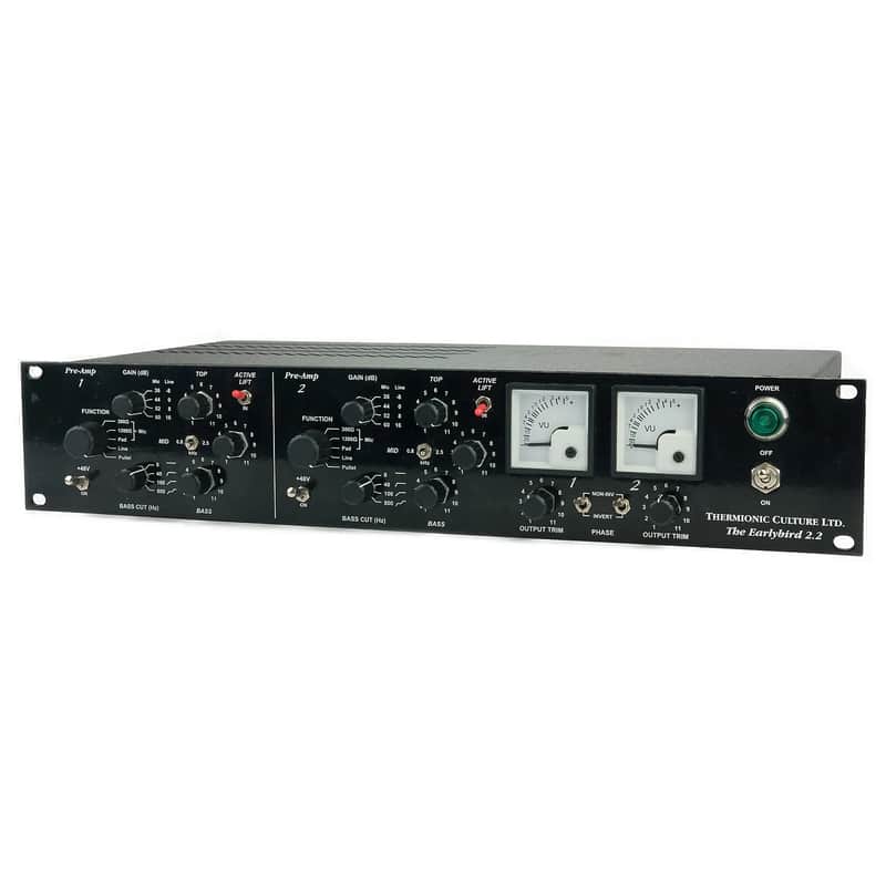 Thermionic Culture Earlybird 2.2 2-Channel Mic Preamp / Equalizer