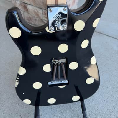 Fender Buddy Guy Artist Series Signature Stratocaster Black with Polka Dots Roadworn image 8