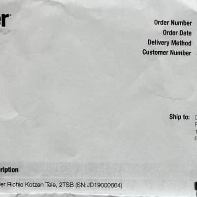 Fender Richie Kotzen Signature Telecaster 2TSB 2019 - Tobacco Sunburst image 12