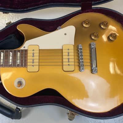 Gibson Les Paul CS R6 P90 Gold Top - Gold Top image 4