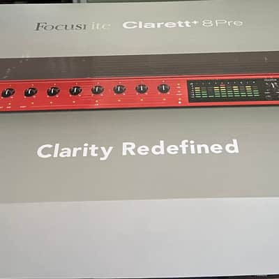 Focusrite Clarett+ 8Pre USB-C Audio Interface 2024 (Under 5 HOURS) Mint in Box image 3