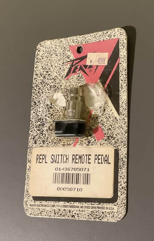 Peavey Switch remote pedal vintage NOS 00050710 (missing washers) image 1