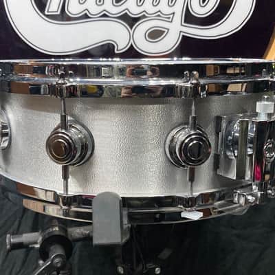 Tris Imboden's, Chicago, DW - Collector's 5x14" 3MM Aluminum Shell Snare Drum SIGNED! 2003 image 7
