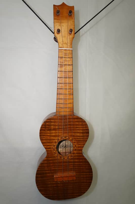 Jonah Kumalae Gold Award Koa Soprano Ukulele 1915-1919 Natural image 1