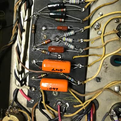 1966 Fender Blackface Bassman chassis only image 9