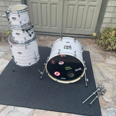 Pearl Export 4pc Drum Set kit in Slipstream White image 3