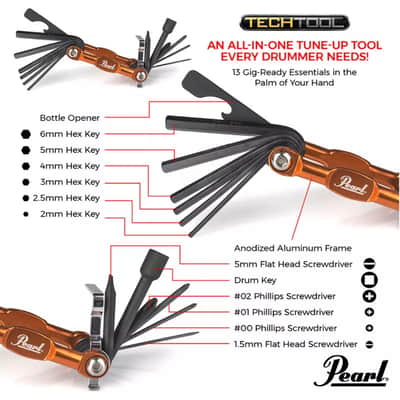 Pearl PTT13 TechTool Drum Multi-Tool - In Stock image 1
