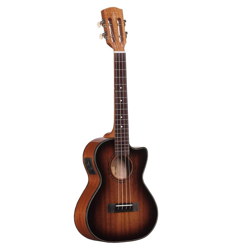 Alvarez AU66TCESHB Artist Tenor Cutaway Acoustic-Electric Ukulele (Shadowburst) image 1