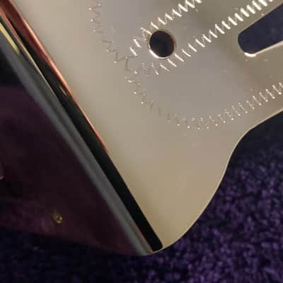 NOS-Gibson  Super 400 Exclusive Tailpiece  & Authentic Truss Rod Cover COMBO Late 80’s - Engraved Solid Brass with Super 400 semi-polished bound Truss Rod Cover. image 8