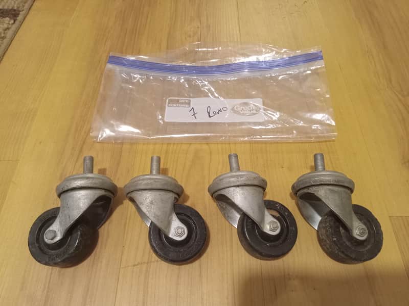 Set of Vintage 1970's Marshall Revvo Castors / Casters for Cabinet! image 1