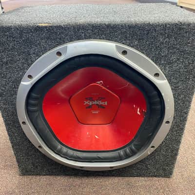 Sony Xplod 12" 1200 Watts Subwoofer W/ Carpet Enclosure Box | Smooth/Powerful image 1