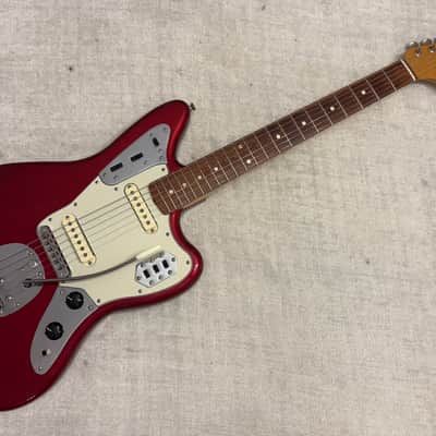 2017 Fender Classic Player Jaguar Special Candy Apple Red + Deluxe Gig Bag image 3