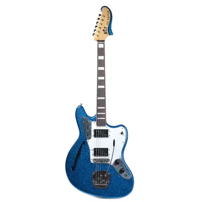 Bilt S.S. Zaftig Blue Metal Flake w/Lollar Regal Humbuckers image 4