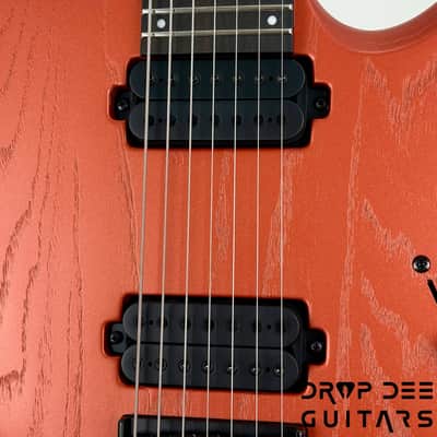 Mayones Duvell DT 7 7-String Baritone Electric Guitar w/ Case - Monolith Metallic Copper image 6
