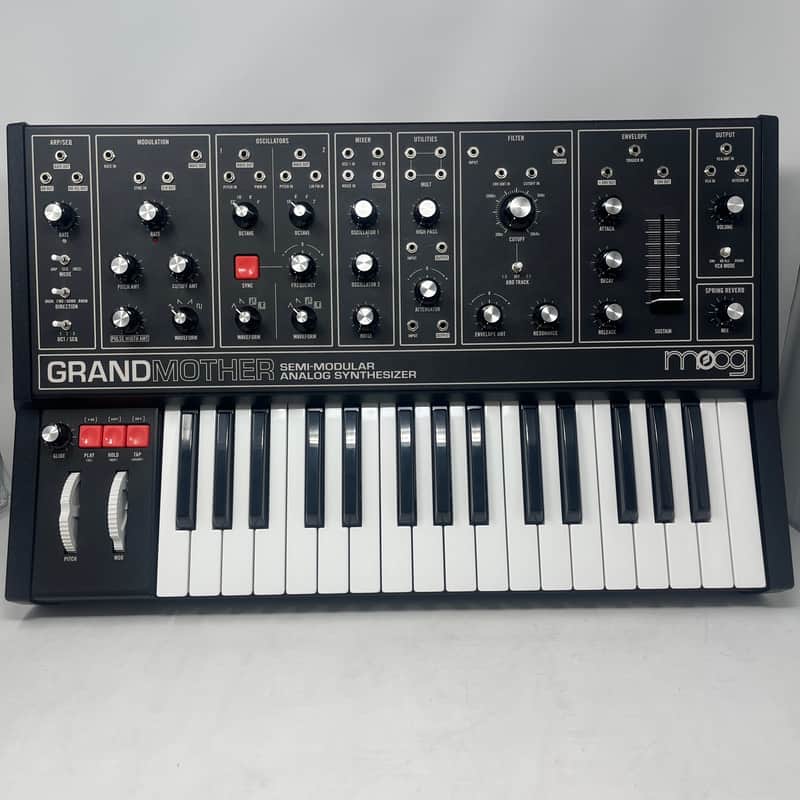 Moog - Grandmother Dark 32-Key Semi-Modular Analog Synthesizer [USED] image 1