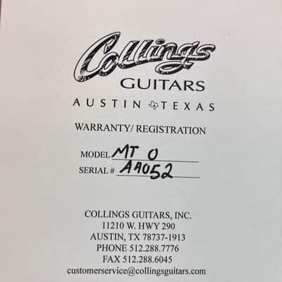Collings MTO 2020 - Honey Amber Gloss top image 23