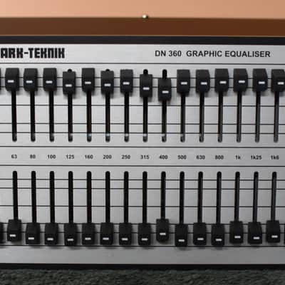 Klark Teknik DN360 2-Channel 30-Band Graphic EQ 2010s - Silver image 2