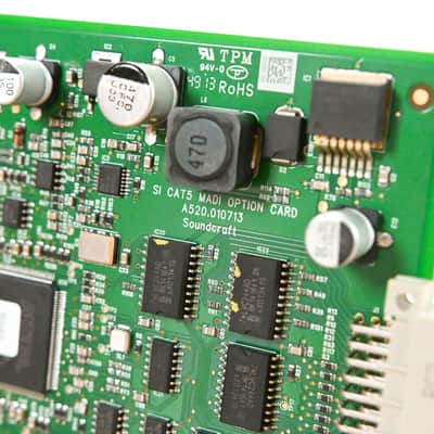 Soundcraft CAT5 MADI I/O Card for Si Series Mixers CG013D2 image 8