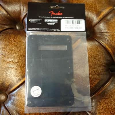 Fender Backplate Stratocaster Black (B/W/B) 3-Ply image 2