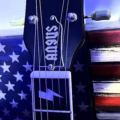 GUITAR TRUSS ROD COVER - Custom Engraved - Fits USA GIBSON - Angus Young AC/DC image 2