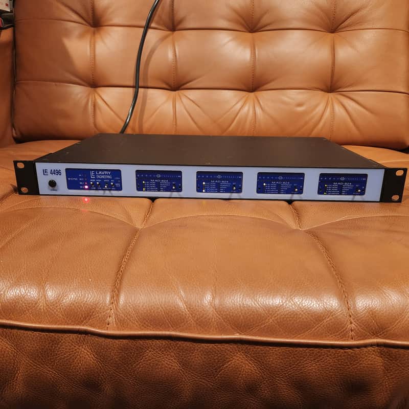Lavry Blue 8-channel A/D Converter 4x MAD-824 LE 4496 Analog to Digital - Blue image 1