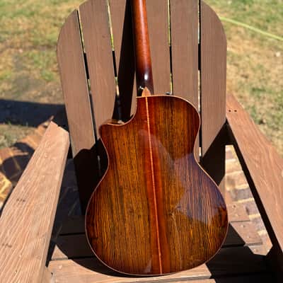 Taylor 2024 "Catch" Custom #27 Grand Auditorium Bearclaw Sitka/Bocote B4027 C14ce Acoustic-Electric Guitar w/HSC image 14