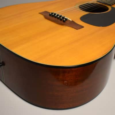 1968 Martin D-12-20 Acoustic 12-String Dreadnought Natural w/OHSC image 9