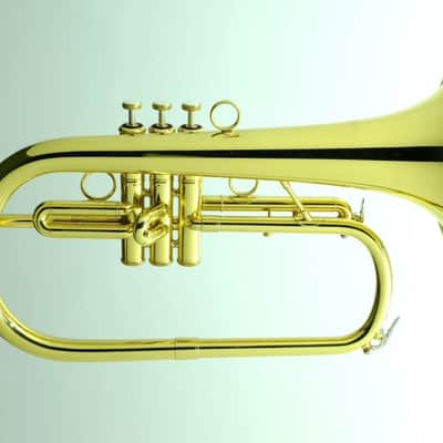 CarolBrass 4000-YSS-Bb-L Flugelhorn - Clear Lacquer image 2