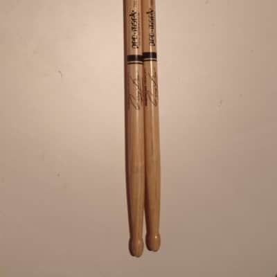 Vintage Pro Mark Gerry Brown "New Generation" Hickory Drumsticks Late 80s-early 90s - Lacquered Hickory image 5