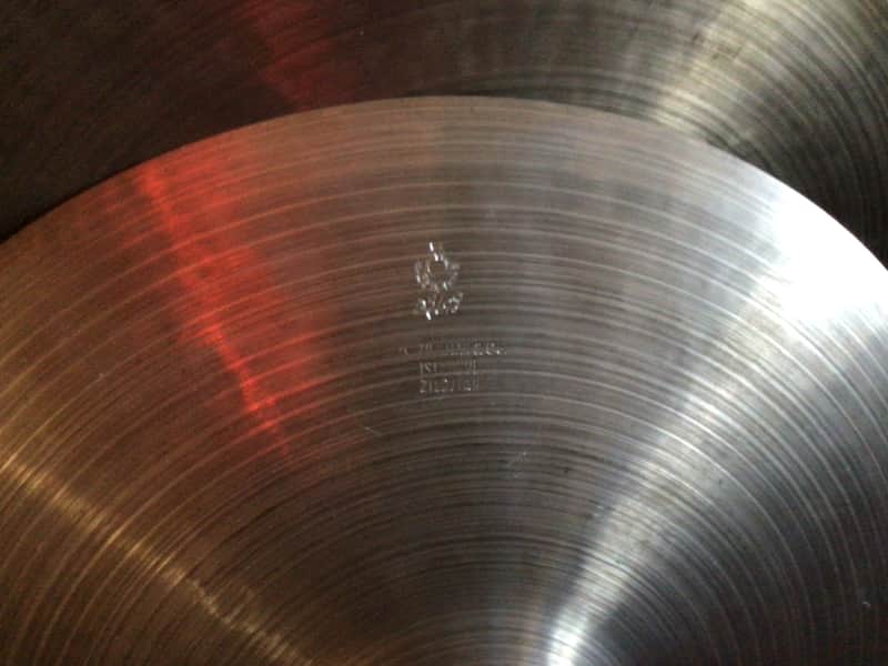 Zildjian Istanbul K new stamp 14 hats 60s 70s - Bronze image 1