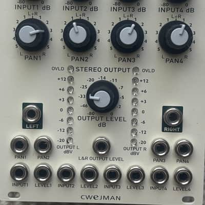 Cwejman MX-4S 4 Channel VC Stereo Mixer 2010s Eggshell image 2