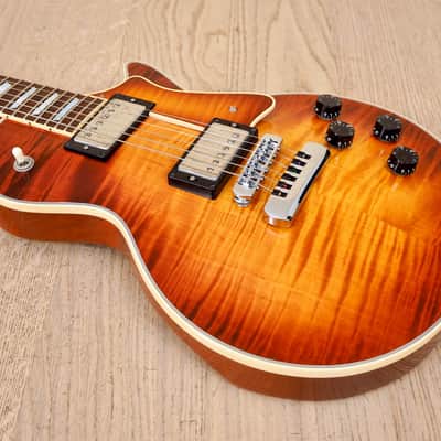 1996 Heritage H-150 Deluxe LP Electric Guitar Almond Sunburst ALM SB Kalamazoo USA w/ Case image 9