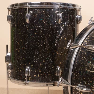 1964 Slingerland Mardi Gras Pearl Gene Krupa Deluxe Drum Set image 2