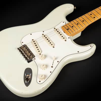 2012 Fender Custom Shop '69 Reissue Stratocaster Relic MN - Olympic White | USA Limited Edition 1 / 30 Reverse Headstock Abigail Ybarra Handwound Pickups Jimi Hendrix Style | CoA OHSC image 6