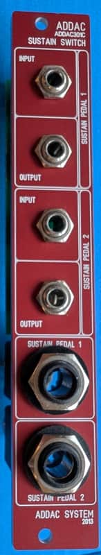 ADDAC System ADDAC301C Pedal Switcher (Red) - Red image 1