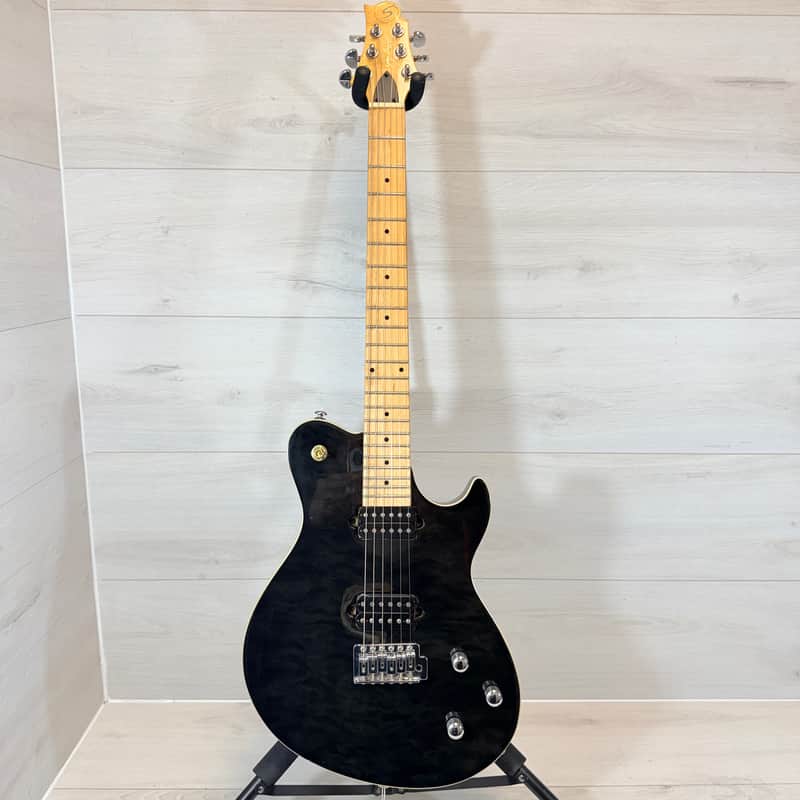 Samick Greg Bennett Fastback Quilt Top Electric Guitar – Offset LP