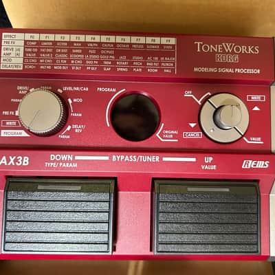 Korg ToneWorks AX3B Bass Modeling Signal Processor 2000s - Red image 3