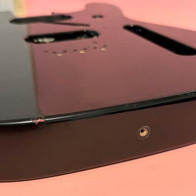 2010 Fender Telecaster Body MIM Black Finish image 6