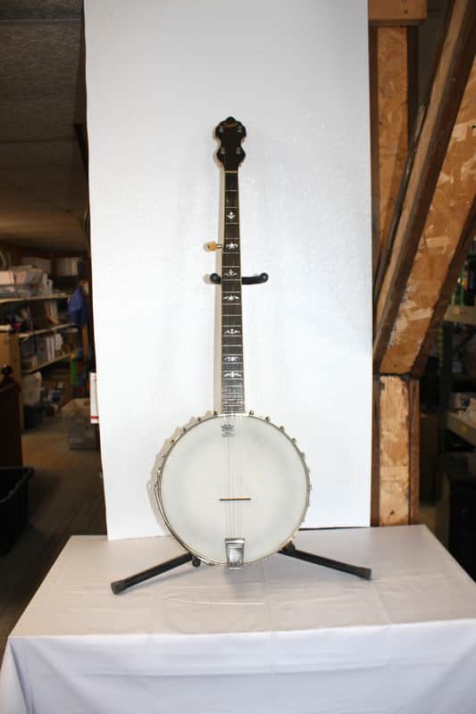 Vintage Bacon Professional 2 Open Back Banjo With Hard Shell Case image 1