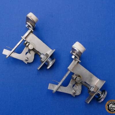 2 x Sonor Teardrop Tom Floor Snare Muffler Damper Vintage Late 60s EXC image 7