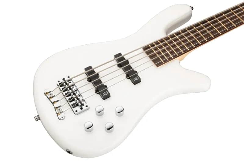 Warwick RockBass Streamer LX, 5-String - Solid White High Polish image 1