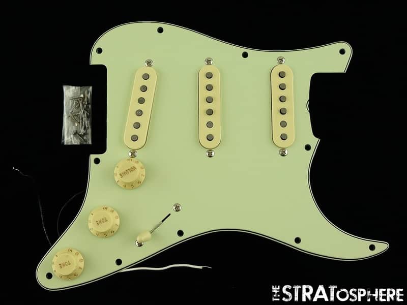 FOR REPAIR Fender CRAY Strat, LOADED PICKGUARD & CUSTOM SHOP Mint Green $60 OFF image 1
