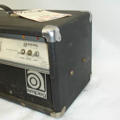 Vintage 70's Ampeg VT-22 V4 100-Watt Guitar Amp Head image 4