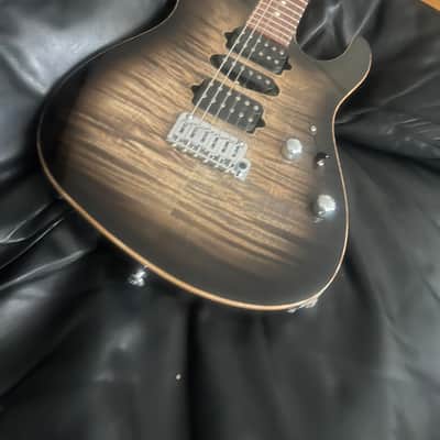 Suhr Modern Plus HSH with Pau Ferro Fretboard Flamed Top Trans Charcoal Burst image 16