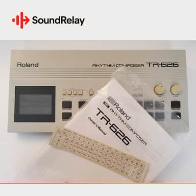 Roland TR-626 - Vintage Drum Machine – w/Original Manual & Stickers – Tested